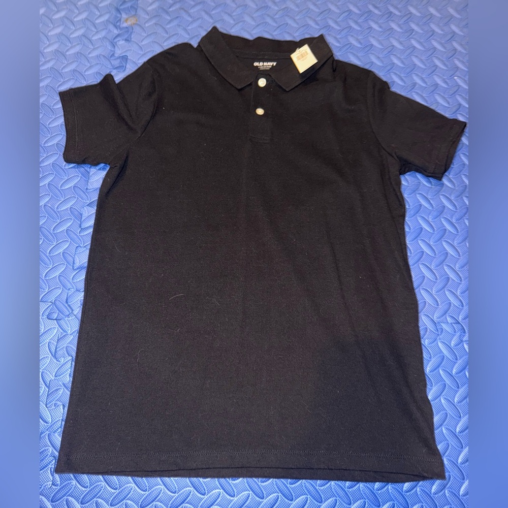 Old Navy Black Polo Shirt